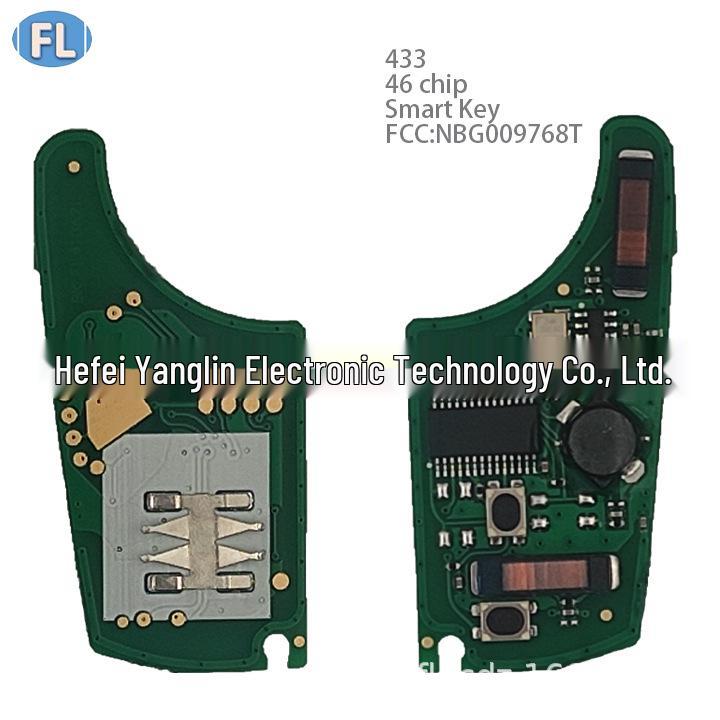 Compatible with Buick 3-Button Folding Key 433 Electronic 46