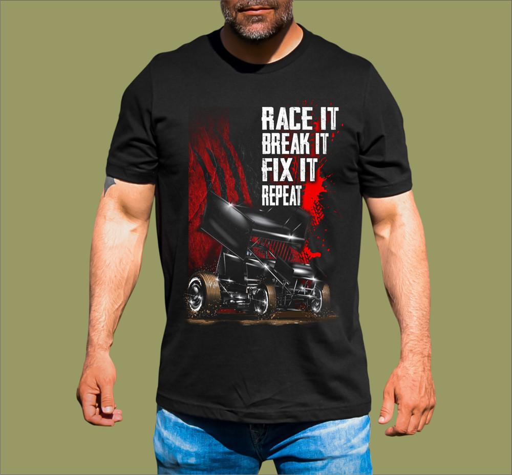 SPRINT CAR RACE IT FIX IT T-SHIRT Unisex T-Shirt S