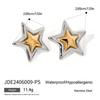 Handmade Gold Silver Geometric Studs Earrings Comfortable Ear Accessories Alloy Jewelry for Women Daily Or Party Wear
