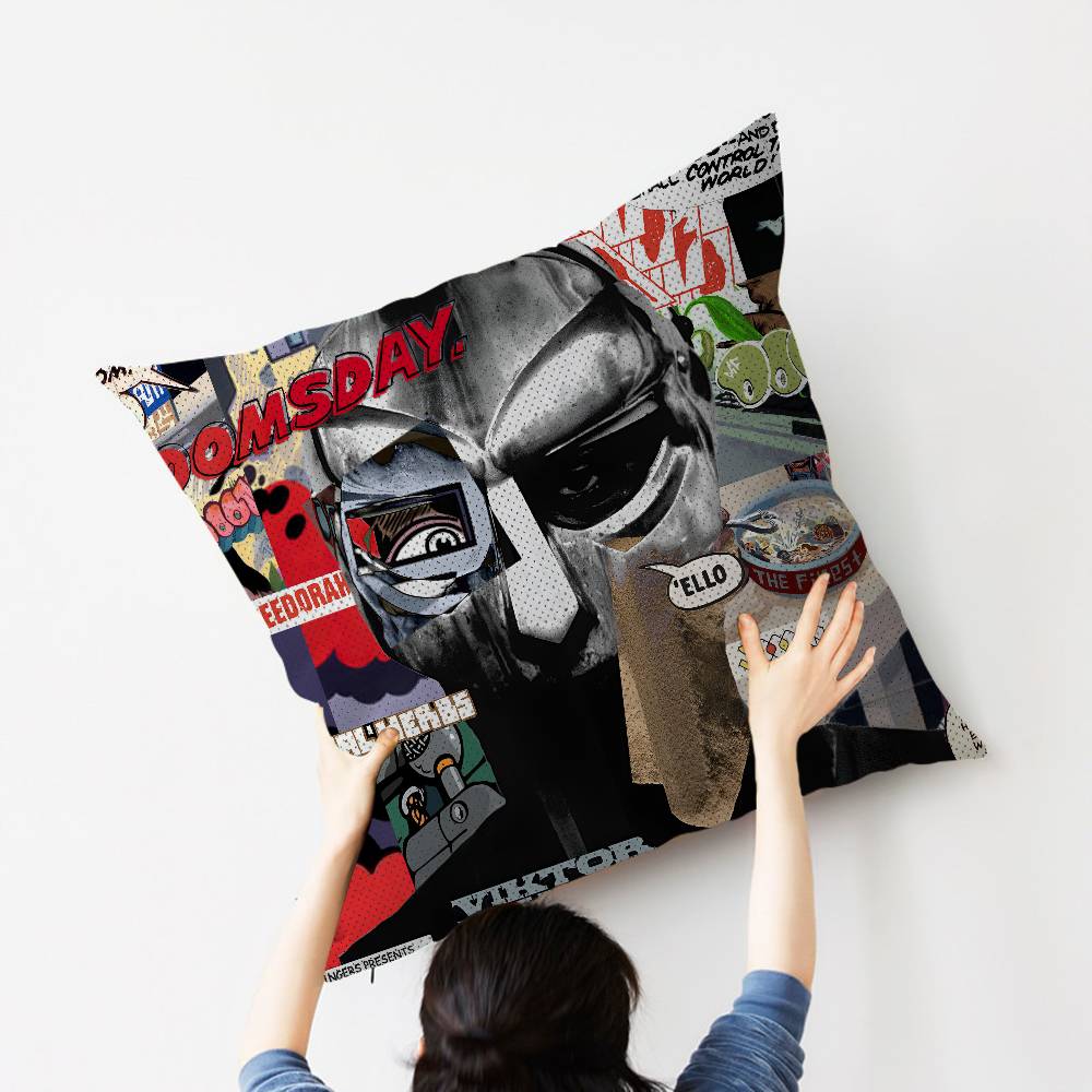 MF D-DOOM Comic Pillow Gift Home Office Decoration Bedroom Sofa Car Cushion Cover case 45x45