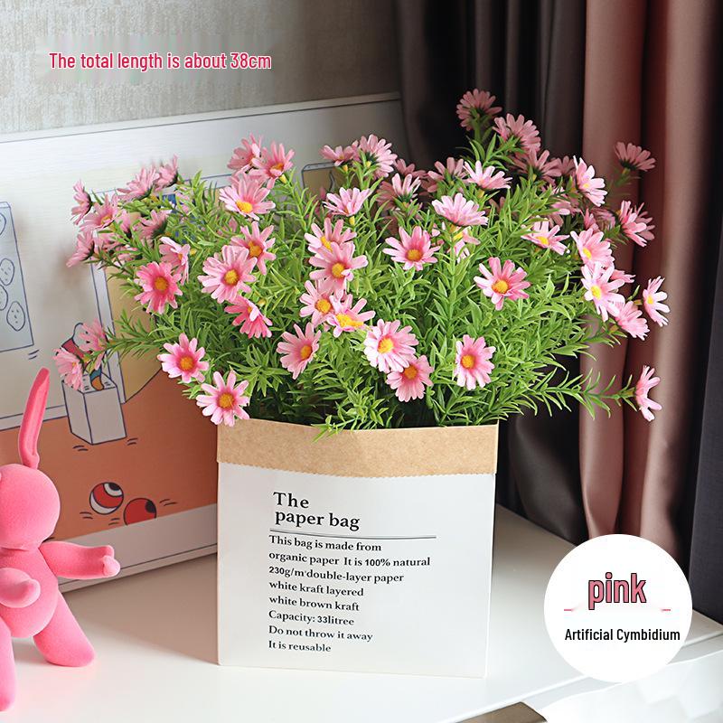 Nordic Style Kraft Paper Flower Basket for Fresh or Dried Bouquets