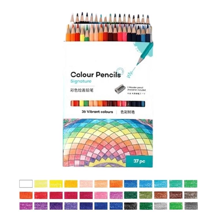 Professional Wooden Drawing Pencils Oil Based Colored Pencils for Kid Adult Coloring Book Doodling Drawing Sketching