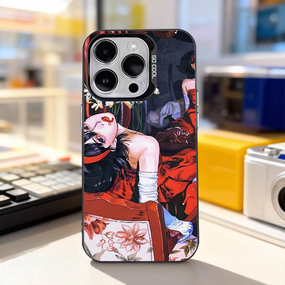 

Perfect B-Blue Anime Phone Case For iPhone 17,16,15,14,13,12,11,Pro,XS,Max,Plus,Mini,SE4,E Black Matte Shockproof Cover iPhone17