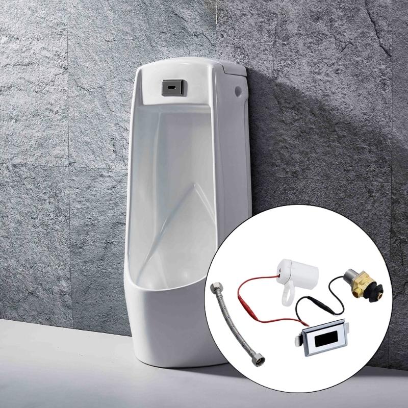Touchless Toilet Flush Kits Urinal Flusher Solenoid Valves Washroom Concealed Wall Mount Sensors Urinal Accessories