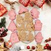 Christmas Cookie Cutter 8 Pieces Fudge Press Shapes Pressable Pastry Cutter Mold For Home Bakers Parents Beginners Party