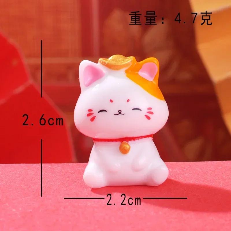 Reichtum Winkende Hand Katze Chinesische Glückskatze Cartoon Ornament Niedlich Winkender Arm Zuwinkende Glückskatze Für Home Office Dekoration
