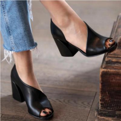 Fashion Shoes Women Sandals Open Toe Sandals Woman Sexy Sandals Ladies Casual High Heel Elegant Female Footwear