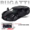 1:32 Modellautos von Bugatti La Voiture Noire, Spielzeug zum Zurückziehen aus Zinklegierung mit Ton und Licht für Kinder, Jungen und Mädchen, Fahrzeugsammlung, Nachbildung von maßstabsgetreuen Automodellen