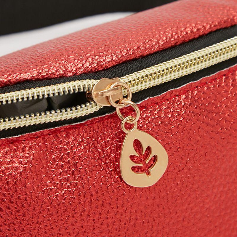 Compact And Chic Travel Hip Bag For Women With Zipper Closure And Pocket