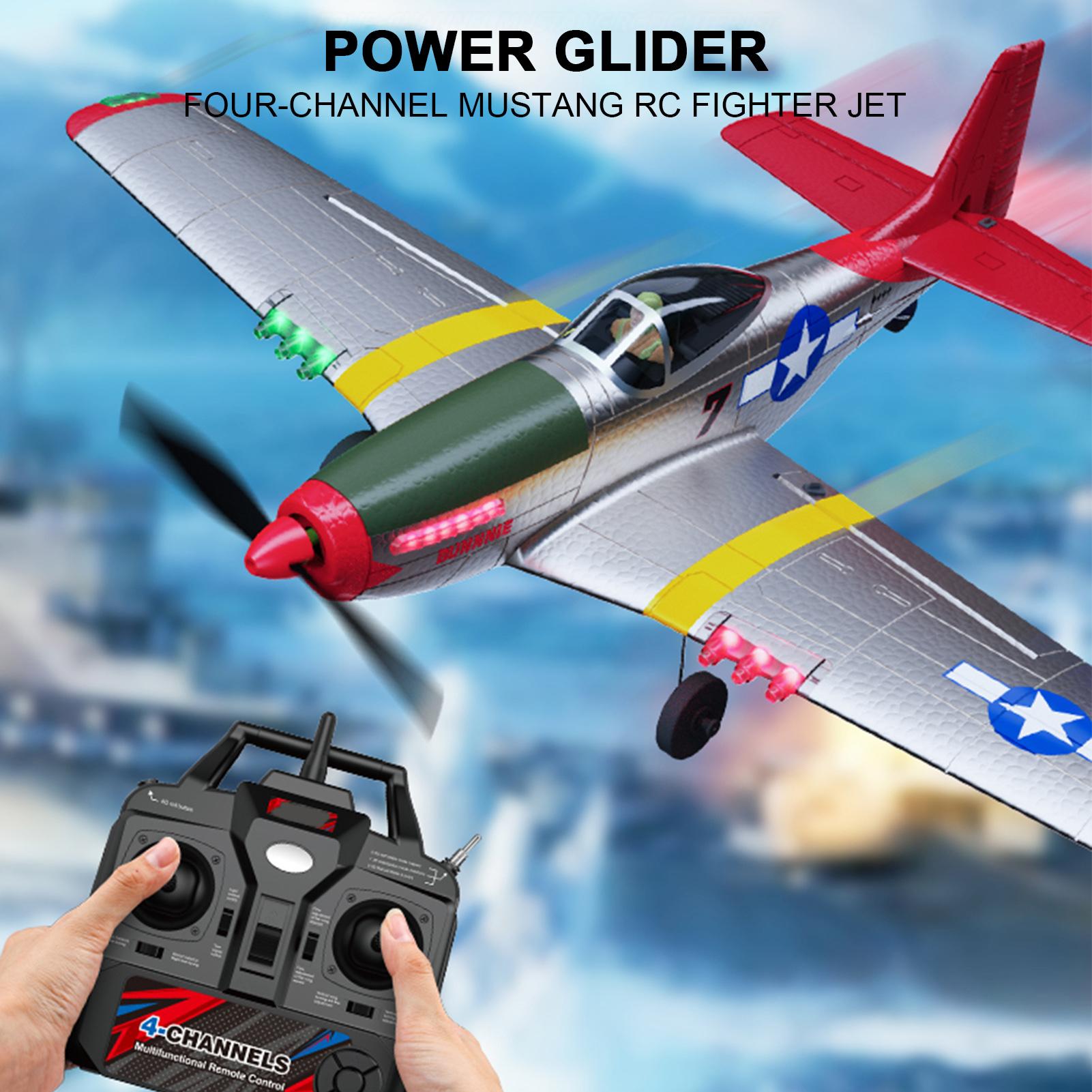 

Remote Control Airplane, 2.4G EPP Foam Plane With 6 Axis Gyro, LED Lights, One Key Roll, 3D Inverted Flight, Easy to 2xBattery червоний