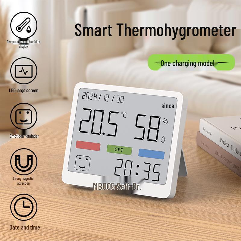 High-Value Digital Indoor Thermometer & Hygrometer for Baby Rooms