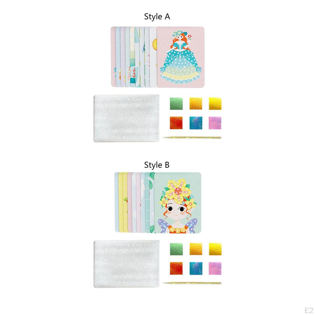 Princess Dress-Up Sticker Book: Sparkling Art Adventure for