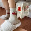 Socks Stacking Socks Pure Cotton Season Idea Yarn Cute Three-Dimensional Cartoon Cotton Medium Tube Socks Socks Industry