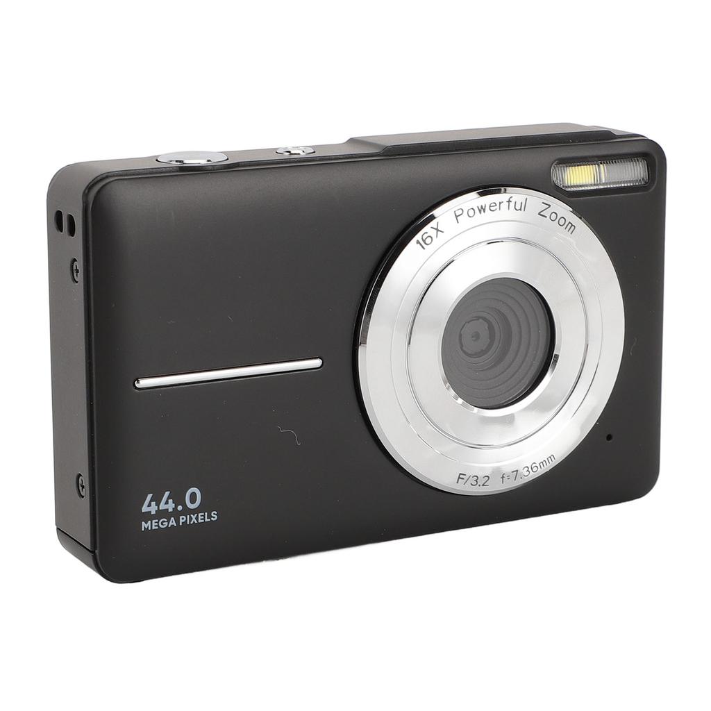 Digital Camera 44MP 1080P FHD 16X Zoom 2.4 Inch Color Screen Compact Small Camera for Kids Teens Beginners