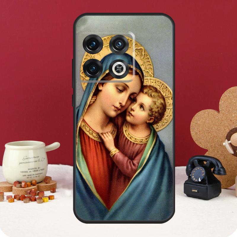 Religious Mary and Jesus Cover For OnePlus Nord 4 CE 3 2 Lite N30 N20 N10 OnePlus 10T 8T 13R 12R 13 12 11 10 Pro Case