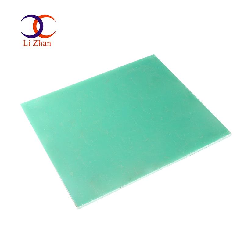 Ultra-dünne, verschleißfeste FR4-Glasfaserplatte - Wassergrün, Hitzebeständige Epoxid-Elektroisolierplatte