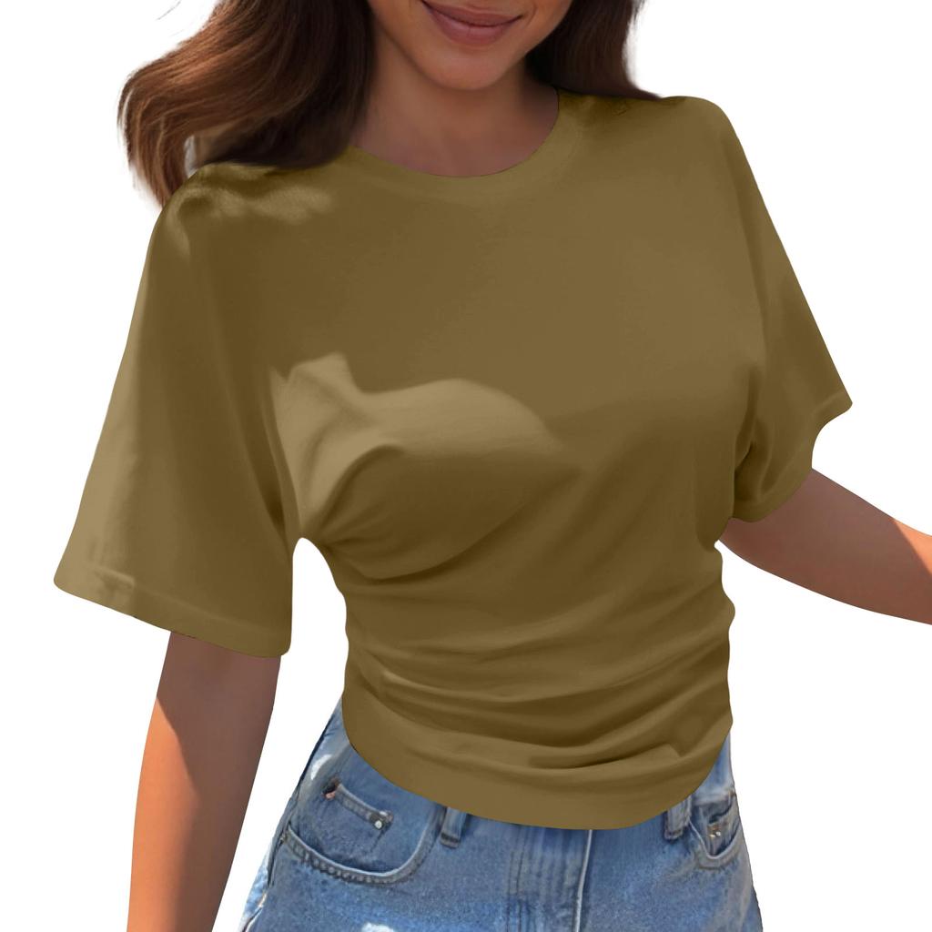 Women's Round Neck  Loose Lightweight Spring/Summer Top