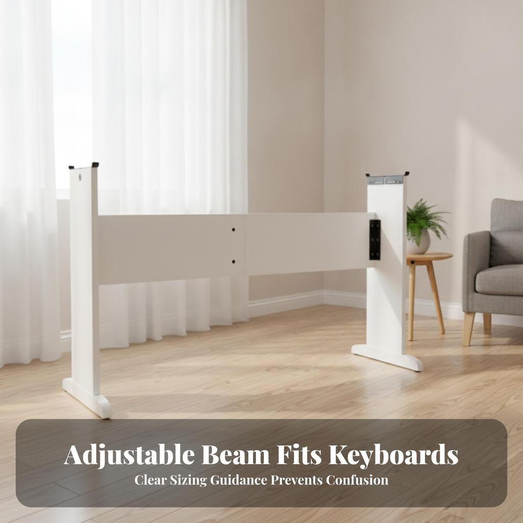 Digital Piano Stand Space-Saving Electric Heavy Duty for Studios