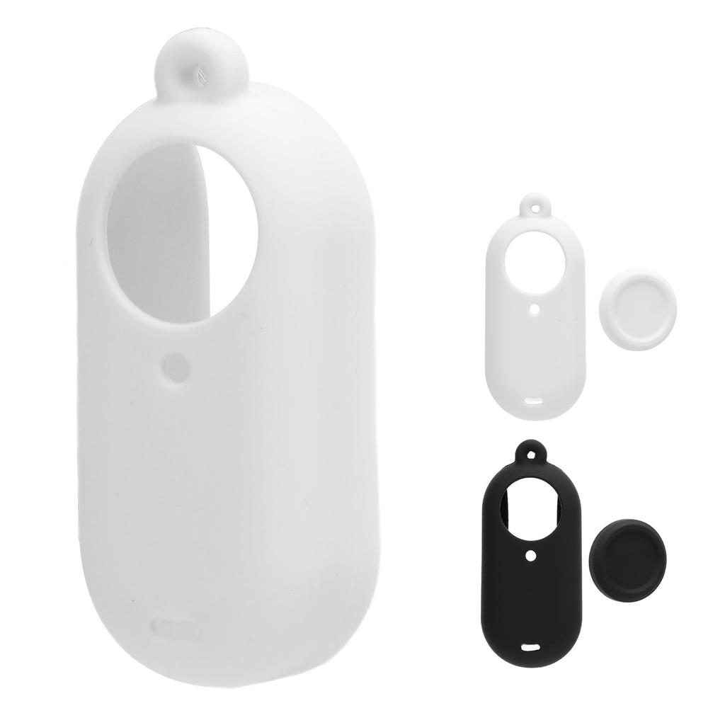 Silicone Protective Case Set for GO 3S Thumb Camera Protective Cover and Lens Cap with Lanyard