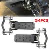1/2Pair Black Motorcycle Passenger Foot Peg Folding Rear Pedal Footrest Footrest Footpeg Parts Motorbike Modified Parts
