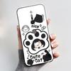 Casing For Sony Xperia XZ2 H8216 H8296 XZ3 H9436 H9493 Case Aesthetic Fashion Cute Cat Shockproof Black Silicone Soft TPU Cover