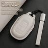 Leather Car Key Cover Case Protection Shell Keychain For Honda Accord Civic 8 10 11 Th Gen HR-V CR-V BR-V Vezel Jazz Freed Pilot