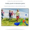 Flashing Light Soaring Rocket Foot Pump Launcher Toys Foot Pedal Launcher Pressed Rocket Launchers