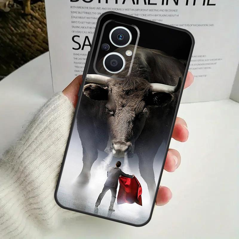 Bullfight Bull Fighter Phone Case For OPPO Reno 8T 14F 13 F 12 11 10 14 Pro 7 8 Lite OPPO Find X8 X6 X5 X9 Pro Cover