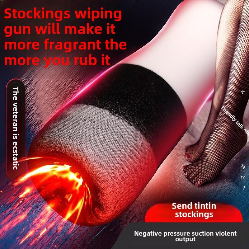 Airplane Cup Stockings Portable Manual Men's Penis Masturbator Adult Sex Products