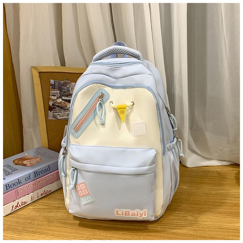 School Bag New High-value College Style Fresh and Sweet Make-up Bag Junior High School Students Lightweight Large-capacity Backpack