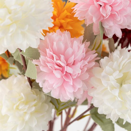 Simulation Flower Fine Workmanship DIY Colorful Beautiful Wedding Scenery Faux Silk Onion Ball for Hotel