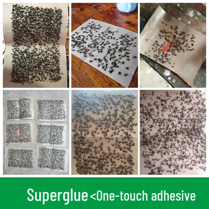 Flypaper Fly Sticker: Powerful Household Trap for Flies & Mosquitoes - 30 Pack