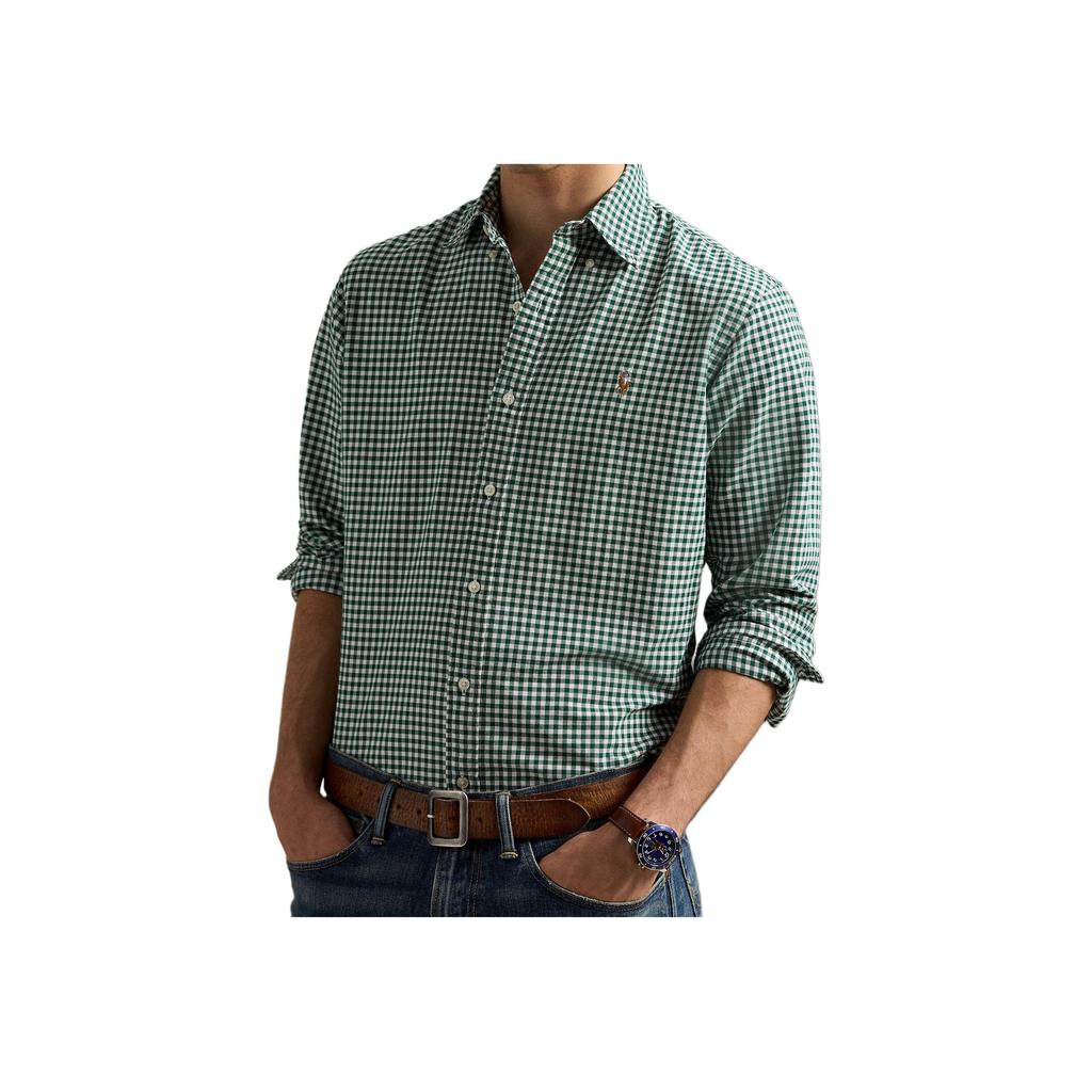Camicia a quadri Polo Ralph Lauren Iconic Pony Vestibilità Classica Uomo camicie Verde 710813021-002
