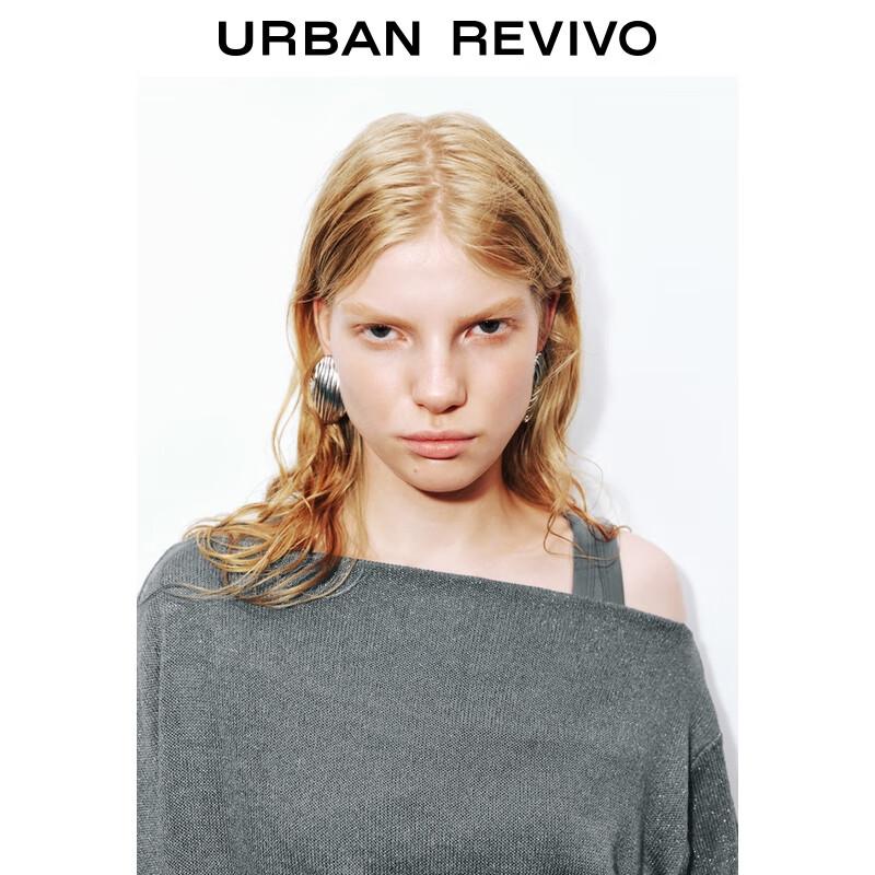 UR Women's Autumn 2025 One-Shoulder Pleated A-Line Dress