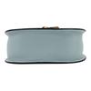Coach Remi 17 Color Block Leather Saddle Bag Women Shoulder Bag Khaki White Sky-Blue 1330-SVUM