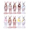 Friendly Easters Rabbit Resins Ornaments for Holiday Decoration and Indoor Display