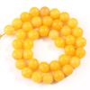 6mm 8mm 10mm Gelbe Zitronenjaden Matt Natursteinperlen Runde Lose Zwischenperlen Für Schmuckherstellung DIY Armband