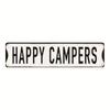 Vintage Metal Tin Sign Happy Campers Retro Wall Decor for Home Bar Indoor Outdoor