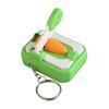 Mini Gulerodssnitter Fidget Nøglering Stresslindring Tegneserie Majssnitter Nøglering Rygsæk Hængende Dekoration Taske Vedhæng Pung Vedhæng