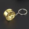 Mini Car Wheel Keychain - Auto Parts Turbine Piston BBS Tire Pendant