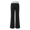 Women Wide Leg Pants Casual Stretch Yoga Pant   Pants Splicing Pants