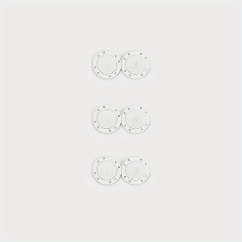 3 pairs (6pcs) of magnetic buttons, strong fixed invisible buttons, for clothes and bags, down jackets and coat plastic buttons