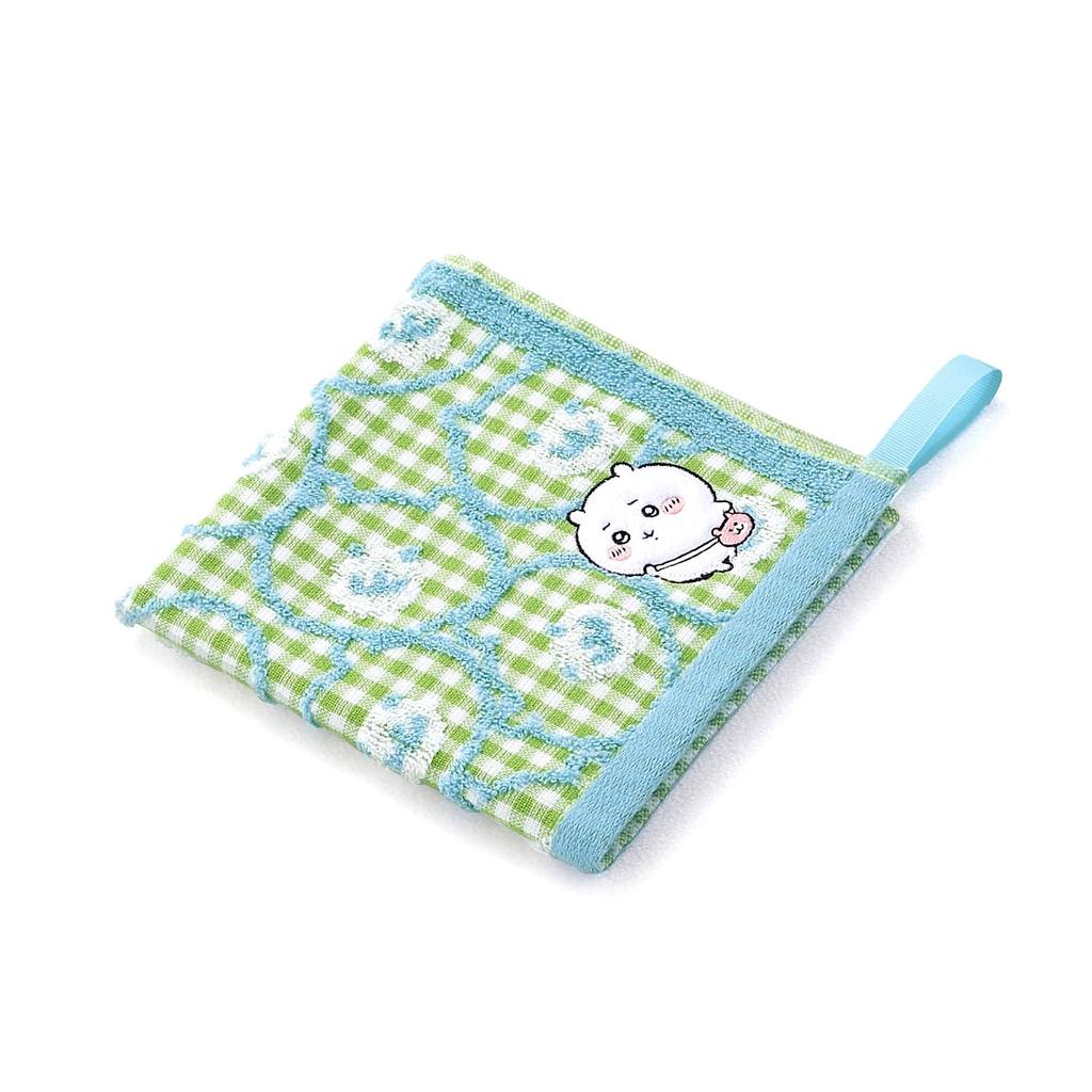 Chiikawa Pochette Gauze 34 X 35 Cm Washcloth, Green, Pile, Cute, 41-1071070, Approx.