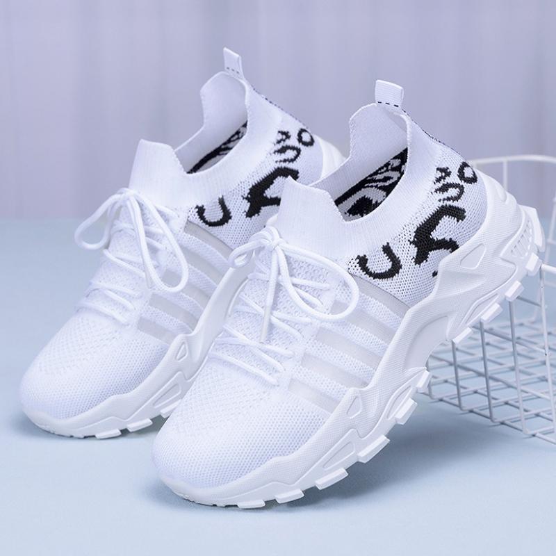Fashion New Women's Tennis Shoes Lace Up Women Shoes Mesh Comfortable Platform Shoes Fashion Lightweight Women Sneakers Hot Sale Zapatos