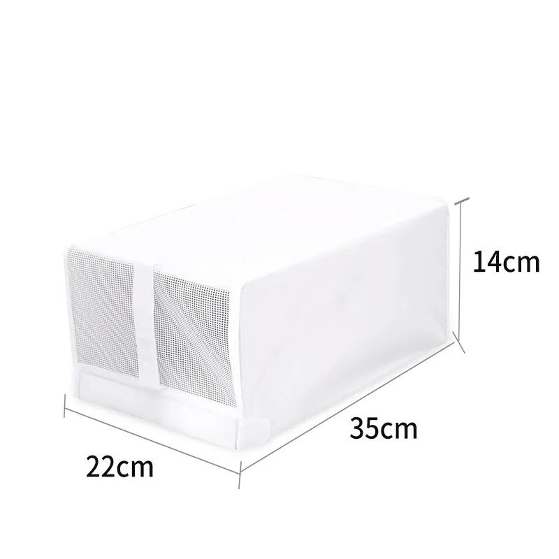 Shoe Storage Box No Installation Large Flip Style Storage Shoe Cabinet Dust-Proof Foldable Fabric Shoe Box YLE367