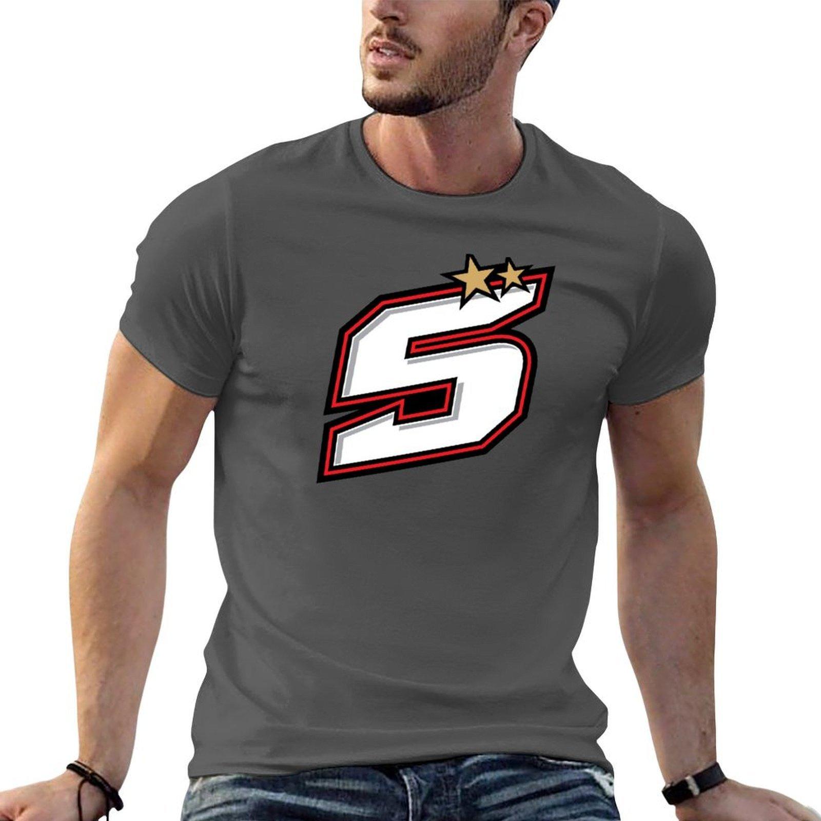 

Johann Zarco Number 5 TShirt cotton t shirts high quality g man t shirts for men TShirt 4XL