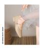 2023 Retro Low-Heeled Mary Jane Shoes: Square Toe, Soft Leather, Shallow-Mouth with Buckle Design for Women