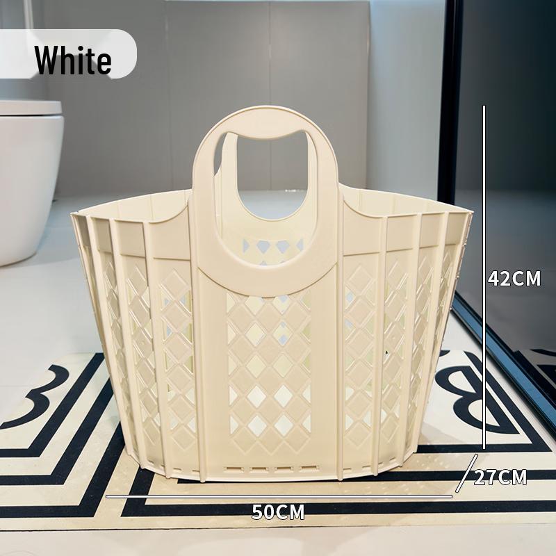 JINGRUIXIANG Foldable Plastic Laundry and Toy Storage Basket