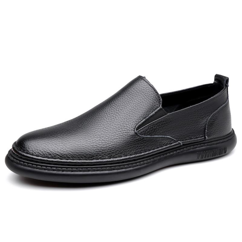 Fashion Summer Autumn Solid Color Breathable Hallow Leather Shoes for Men Fashion Causal New Designer Light Loafers Shoes Man