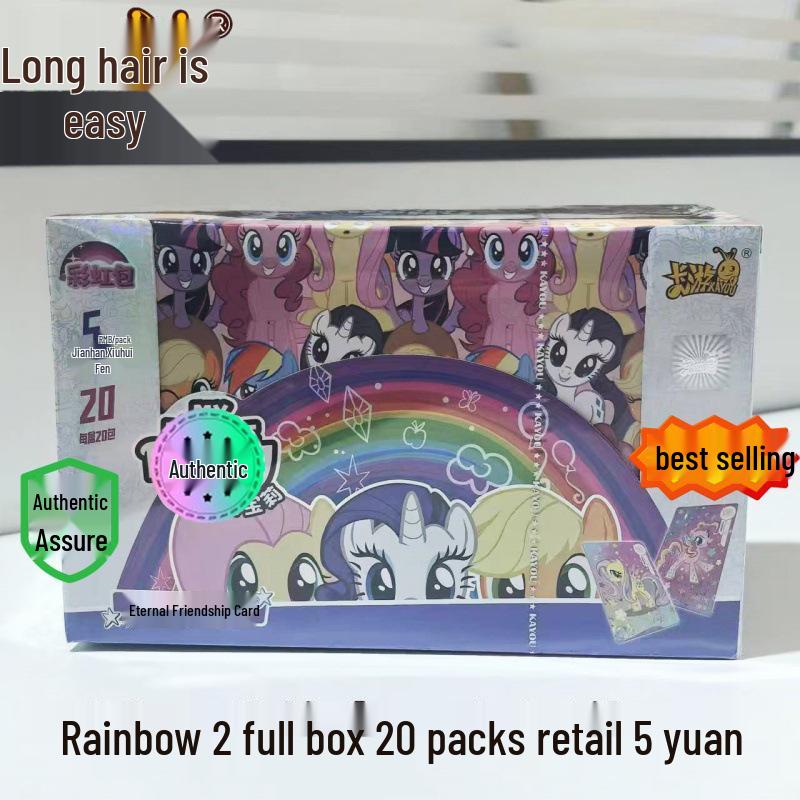 My Little Pony 4th Gen Transparent Trading Cards: Rainbow Pack with UR Twilight Sparkle